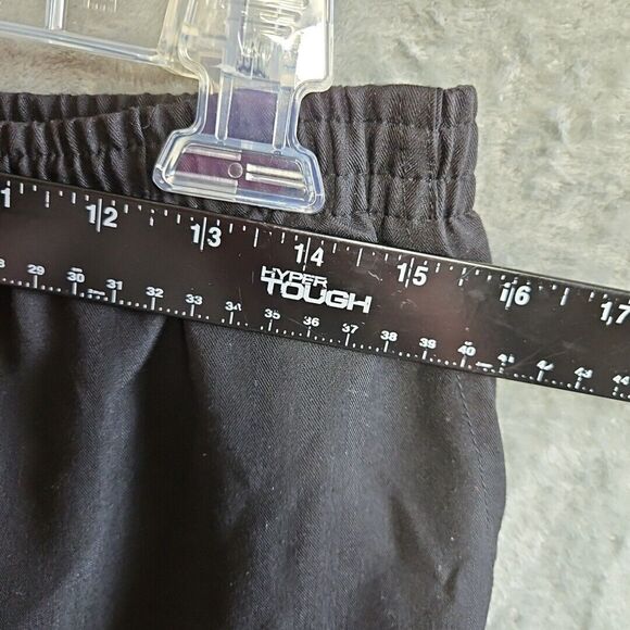 Alfred Dunner Women's 12 Black Pullon Pants Pockets rayon blend 26in inseam - Picture 7 of 11